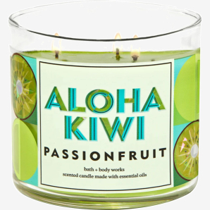 נר ריחני באת' אנד בודי Bath & Body Aloha Kiwi Passionfruit