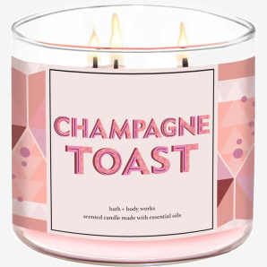 נר ריחני באת' אנד בודי Bath & Body Champagne Toast candle