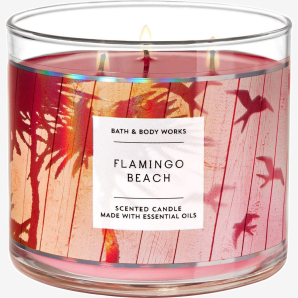 נר ריחני באת' אנד בודי Flamingo Beach candle