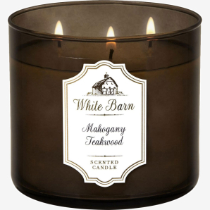 נר ריחני באת' אנד בודי Bath & Body Mahogany Teakwood candle
